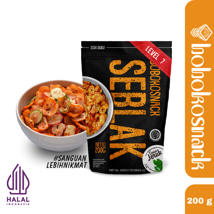 

Bobokosnack Seblak Kering Daun Jeruk Pedas Level 7 8 dan 9