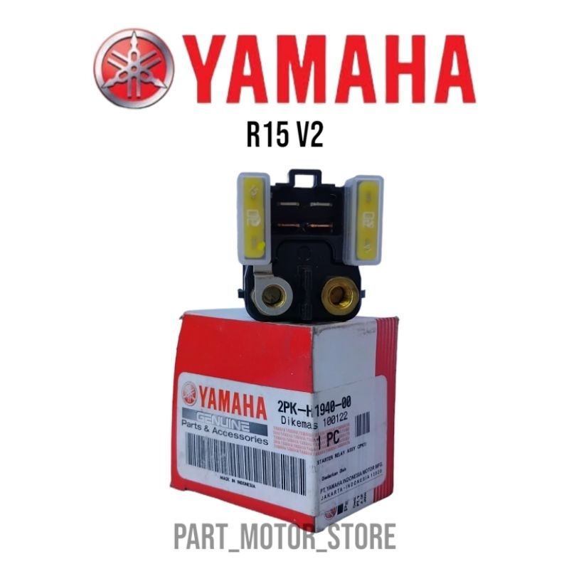 BENDIT SWITCH STATER R15 BENDIK SWITH STATER RELAY R 15 V2 ORIGINAL ASLI YAMAHA YGP 2PK-H1940-00