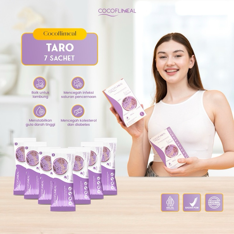 

COCO FLIMEAL TARO | suplemen sereal sehat bergizi
