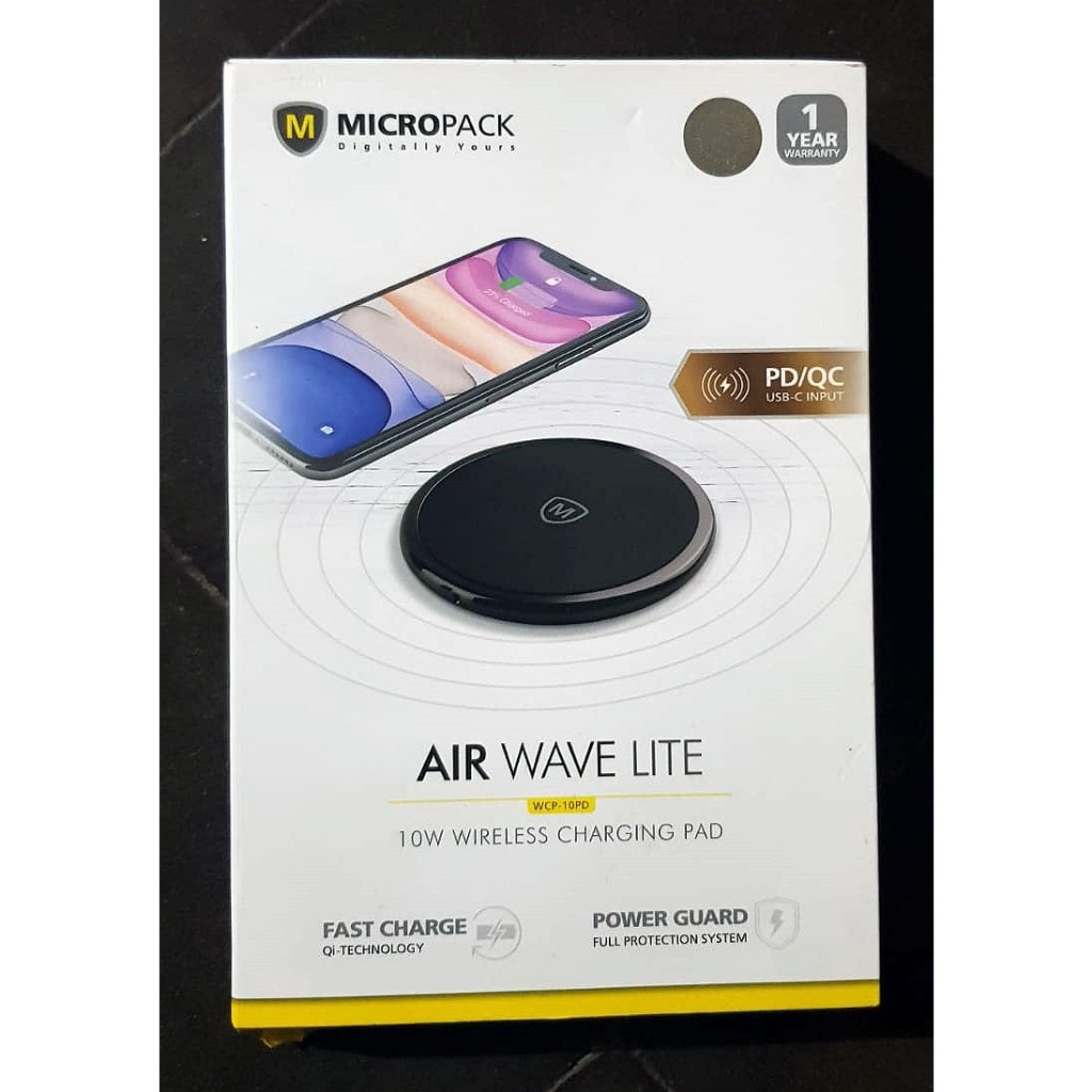 jual santai WIRELESS CHARGING MICROPACK AIRWAVE LITE second ori IBOX