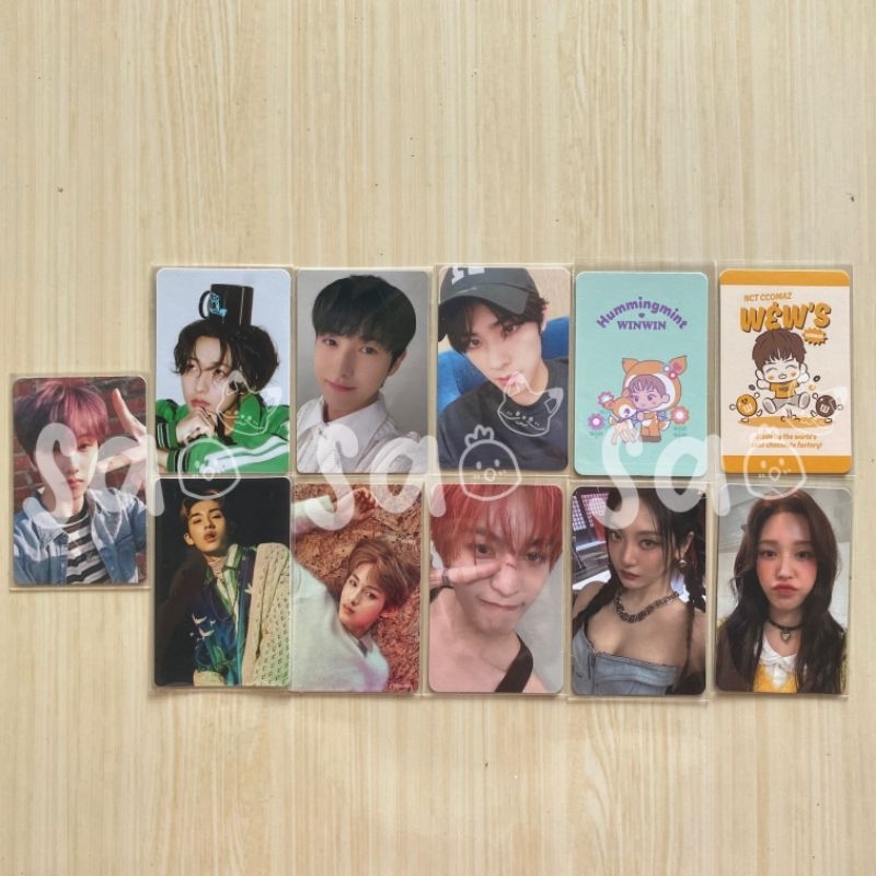 PC Photocard Renjun Xiaojun Winwin Jisung Yangyang Ningning Wendy NCT DREAM 127 WAYV AESPA RED VELVE