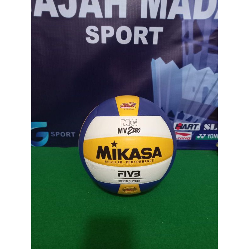 Bola Volly MIKASA MV2200//MV2200 Super Gold  Original Sunrise