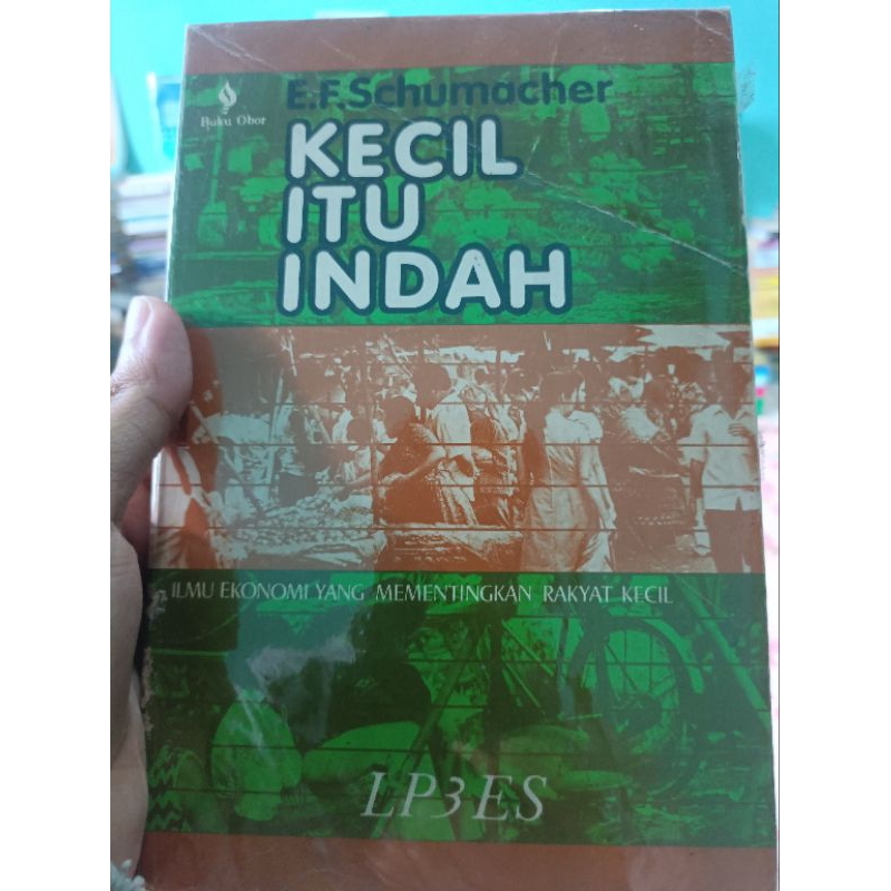 KECIL ITU INDAH E F SCHUMACHER ILMU EKONOMI YANG MEMENTINGKAN RAKYAT KECIL LP3ES ORIGINAL