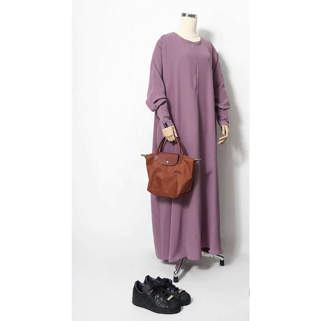 Jemima Abaya Mazen anti UV by Aljenna warna Elderberry Size S