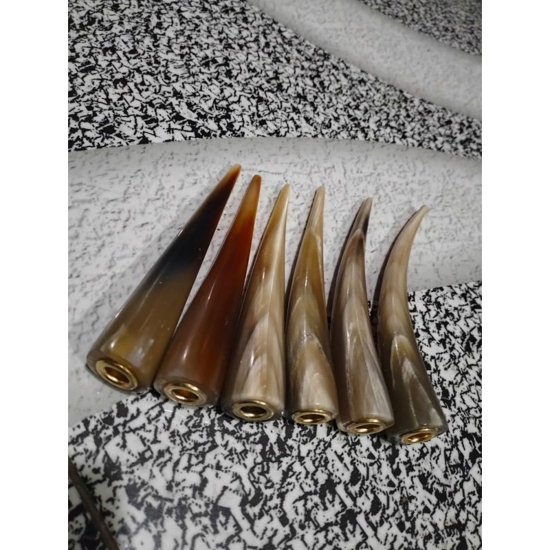 Once pipa rokok tanduk kerbau 100% asli