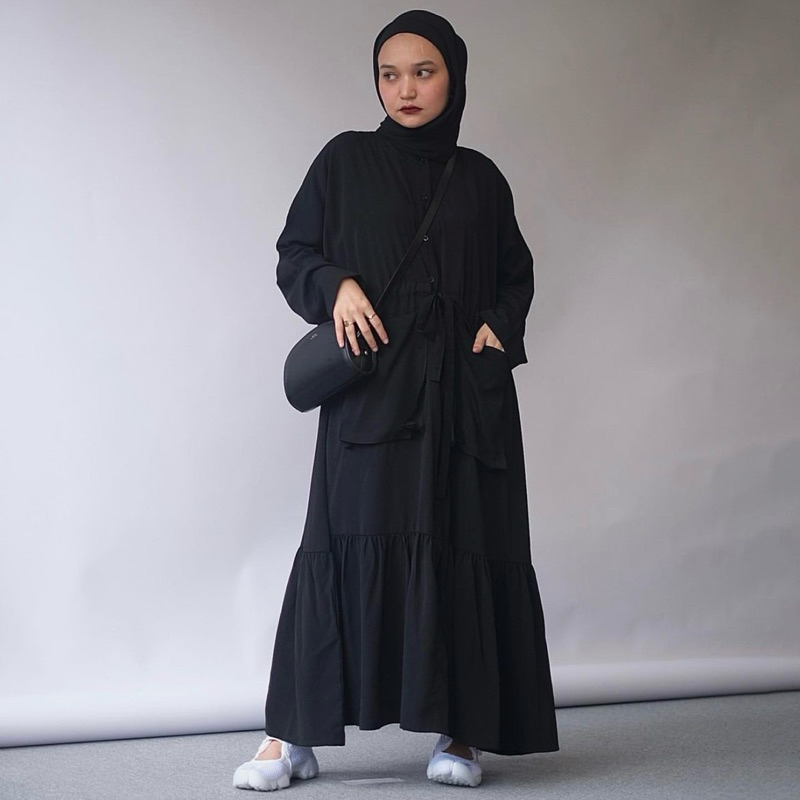 [PRELOVED] Rashawl Oyabe Black Dress Rare Item Best Seller