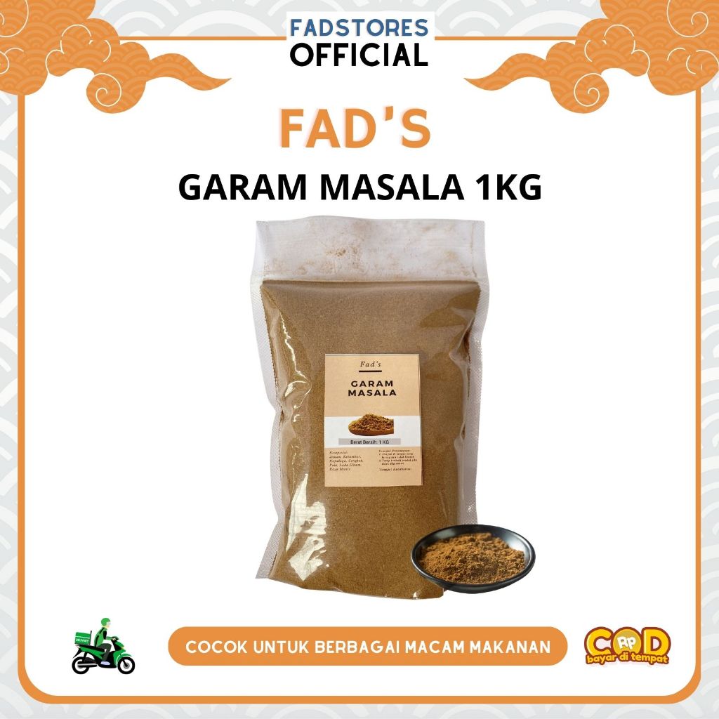 

Garam Masala 1kg - Garam Masala Powder 1 kg - Fad's Rempah Bubuk