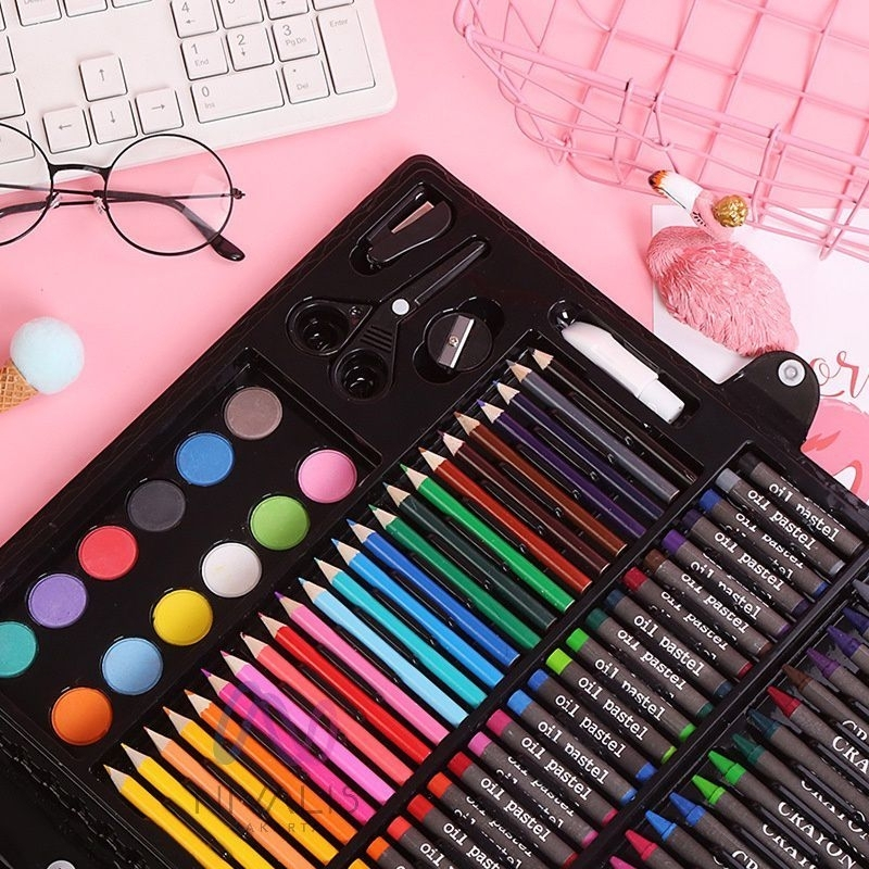

crayon set 150 crayon mewarnai 150 pcs