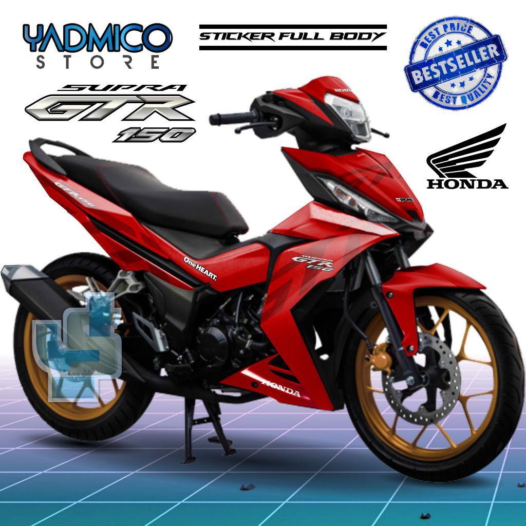 Decal Supra GTR 150 Full Body - Stiker Supra GTR Full Body - Decal Hologram Supra GTR 150 Variasi - 