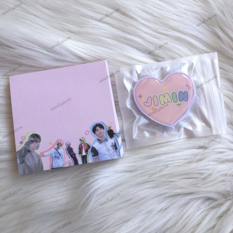 

MEMO PAD & GRIPTALK JIMIN by FABULOUSBOY_JM
