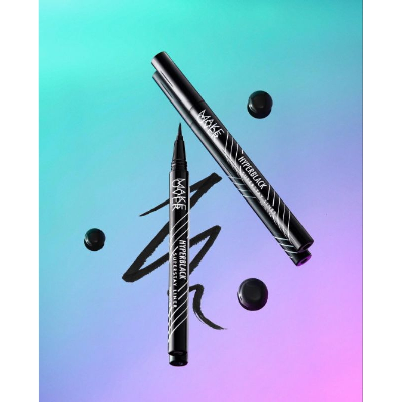 MAKE OVER HYPERBLACK SUPERSTAY LINER (MAKE OVER EYELINER SPIDOL)