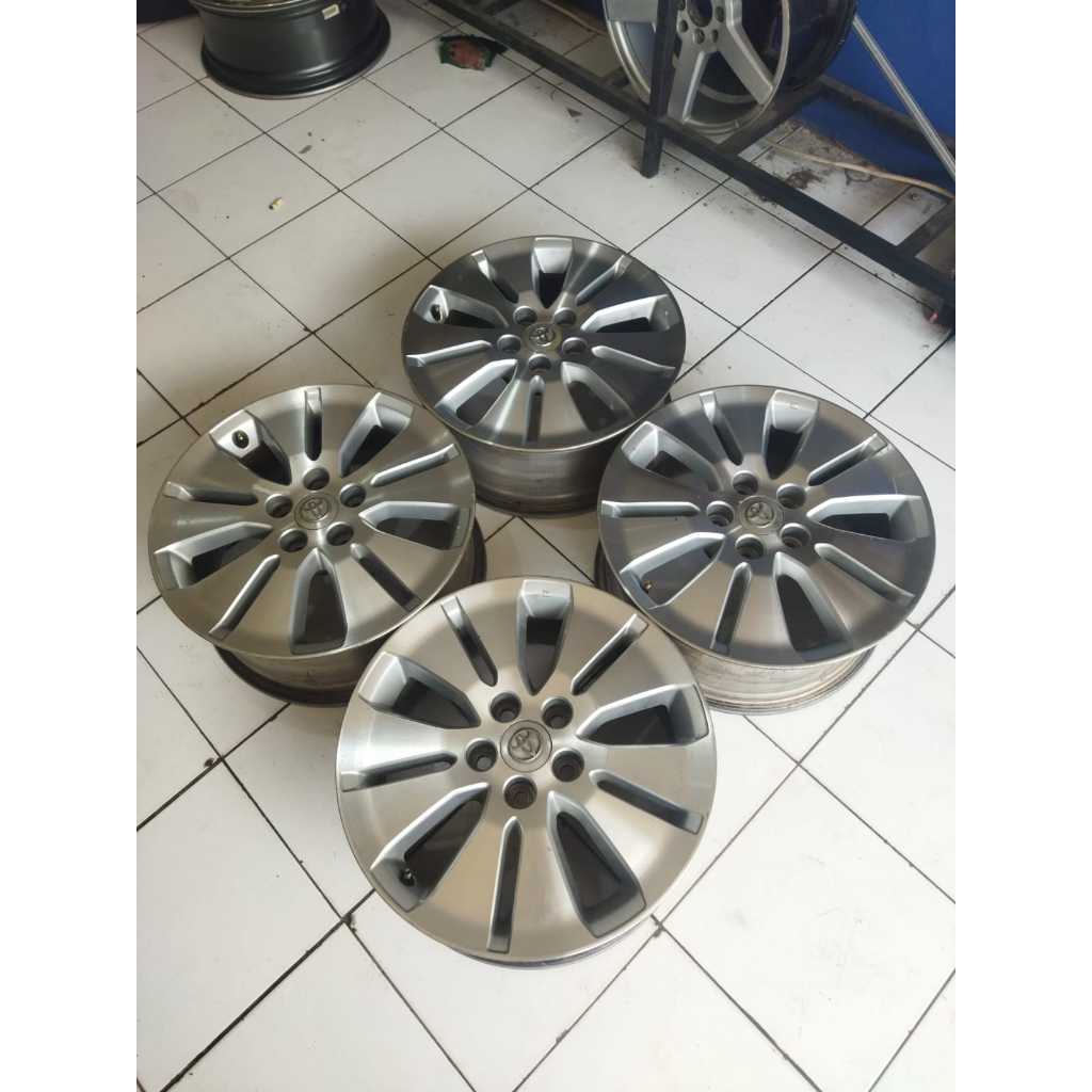 velg mobil bekas copotan ALPHARD ring 17 pcd 5x114,3 untuk terios rush crv hrv