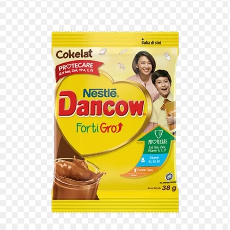 

dancow coklat dan putih sachet