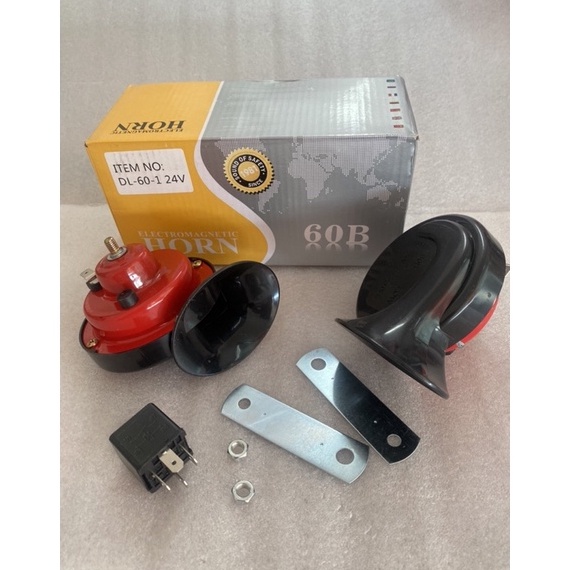 Nq Klakson Keong Mobil Motor Truk 12 volt dan 24 volt