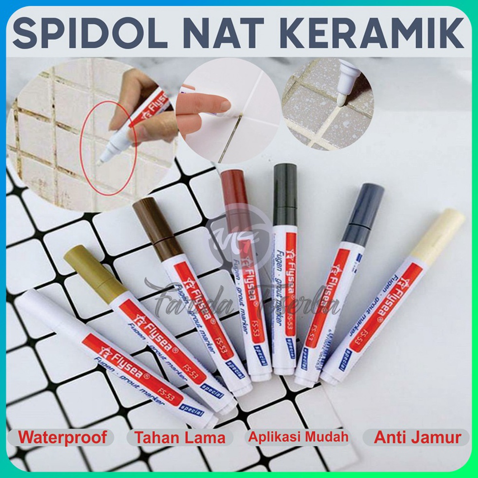 

Terbatas RIGINAL Spil Nat Keramik Tile Grut Marker Tile Refrm HV