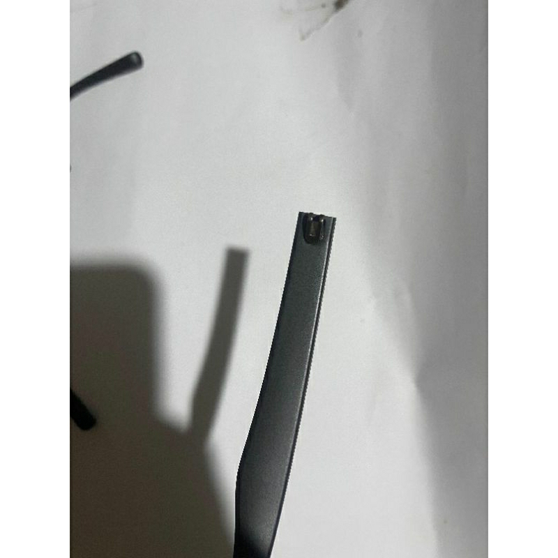 Tangkai Batang Gagang Kacamata Plastik hitam sepasang lebar