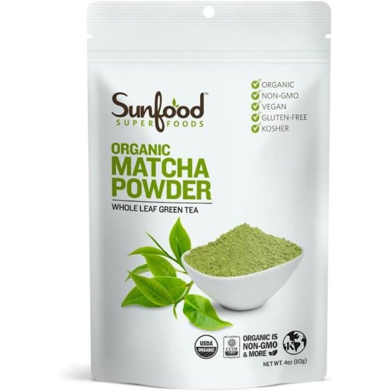 

Serbuk Teh Hijau Matcha Sunfoods