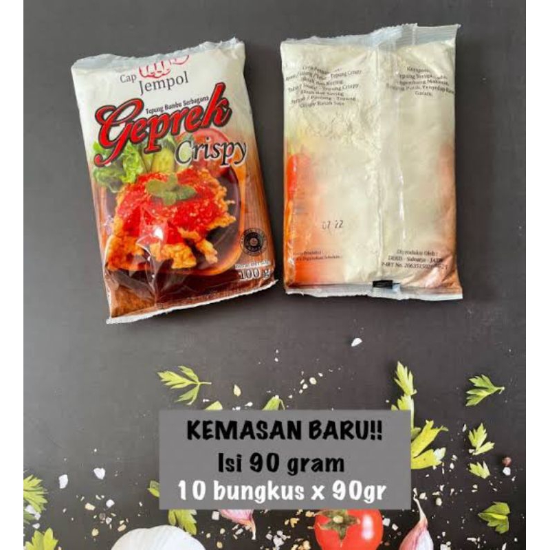 

Tepung Geprek Cap Jempol 10x90gr