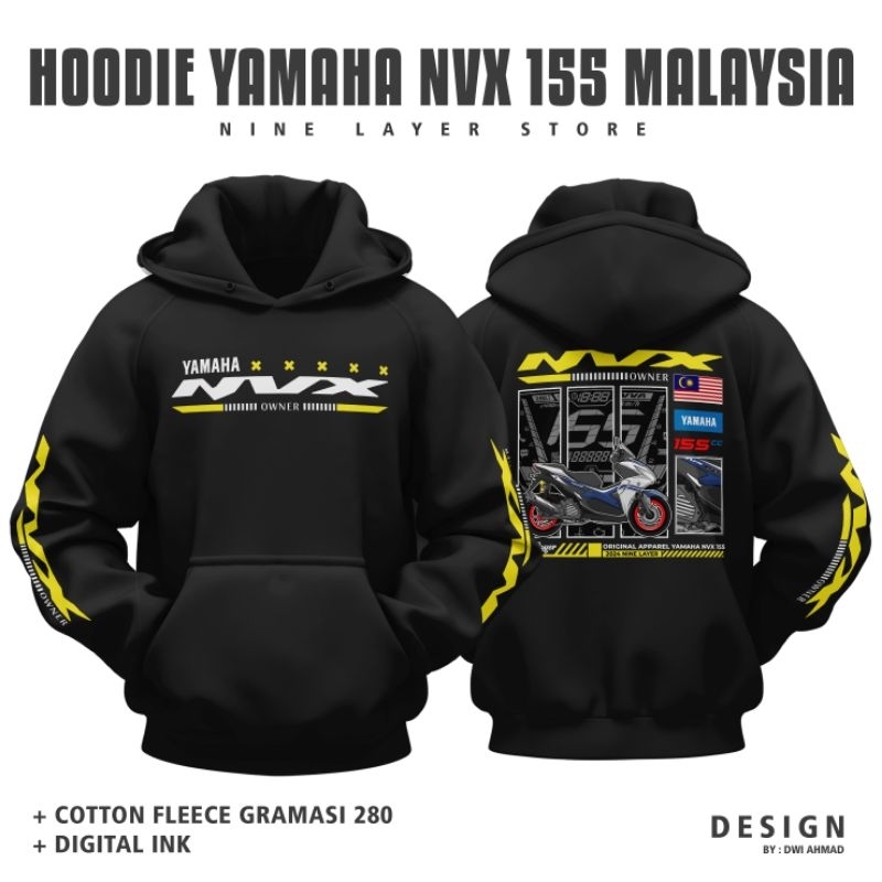 Hoodie Yamaha NVX 155 Malaysia