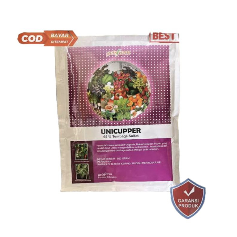 UNICUPPER FUNGISIDA (Tembaga Sulfat) kemasan 500gr