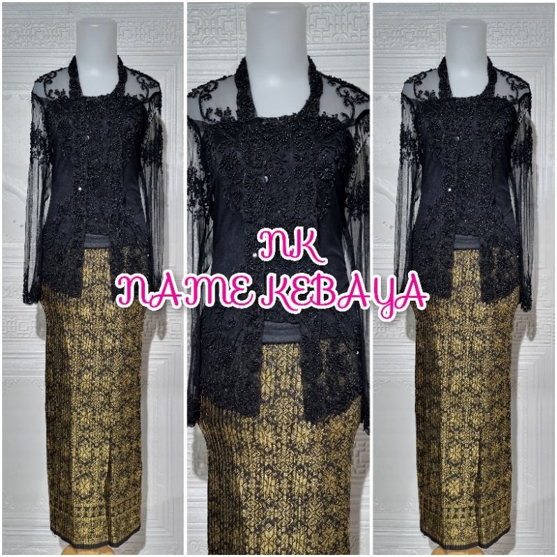set kebaya kutubaru kebaya wisuda kebaya pesta + rok songket plisket