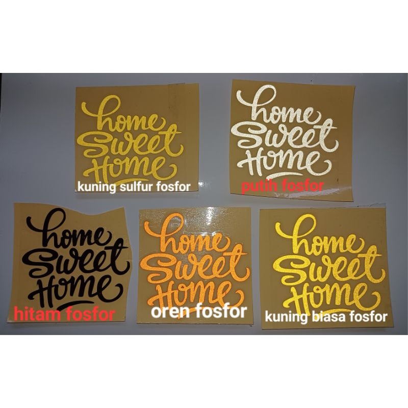 

Sticker home sweet home