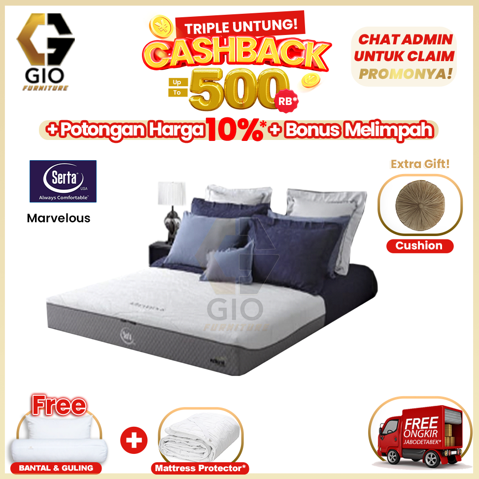Kasur Serta Marvelous / Serta Springbed Marvelous (Hanya Kasur)