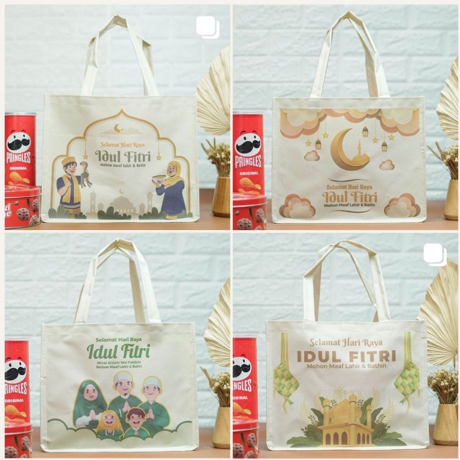 

Uk 25x30x13 Tas Bingkisan Lebaran Tas Parcel Hari Raya Idul Fitri Bahan POLYESTER