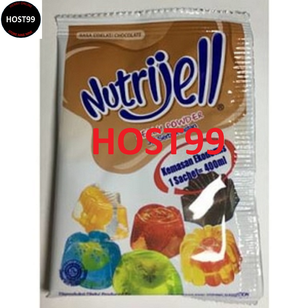 

AGAR AGAR JELLY POWDER EKONOMIS NUTRIJELL COKLAT CHOCHOLATE 20GR