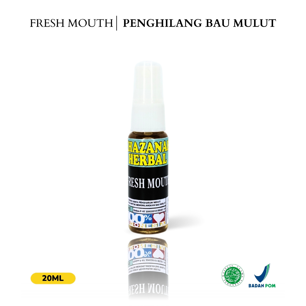 Khazanah Herbal Fresh Mouth Spray Penghilang Bau dan Penyegar Mulut 20ml