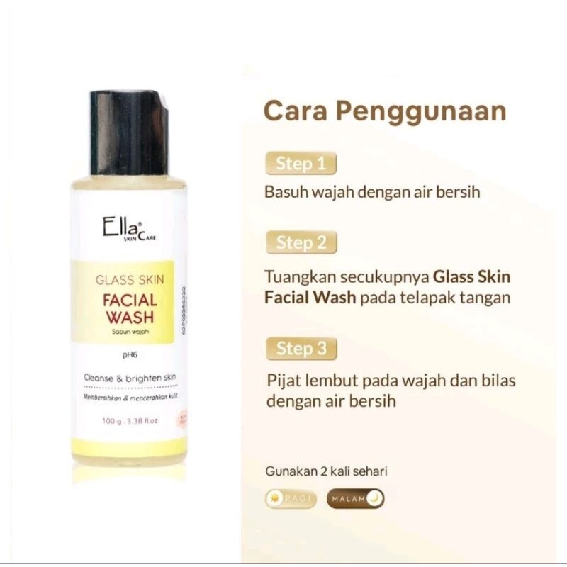 Ella Skincare - Glass Skin Facial wash