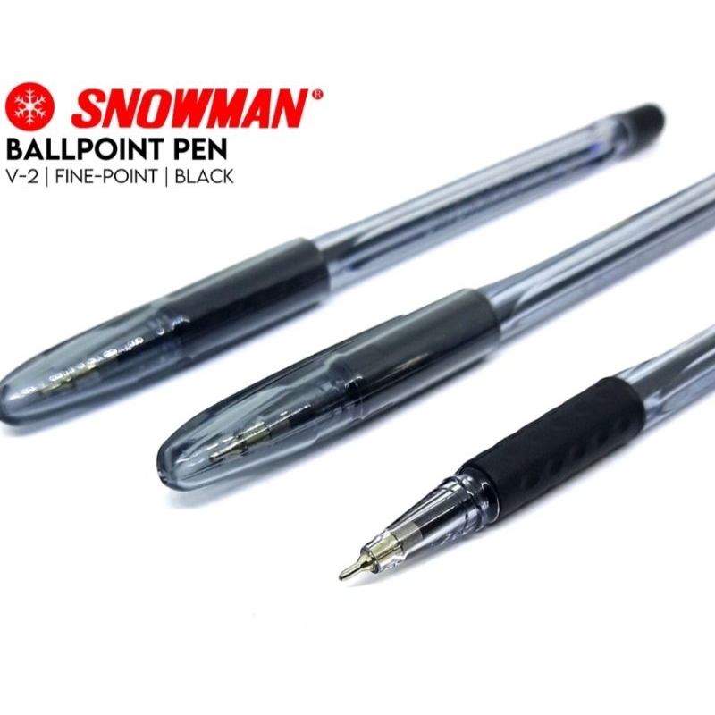 

Pulpen | Ballpoint | Pen | Bolpen Fine Point Snowman V-2