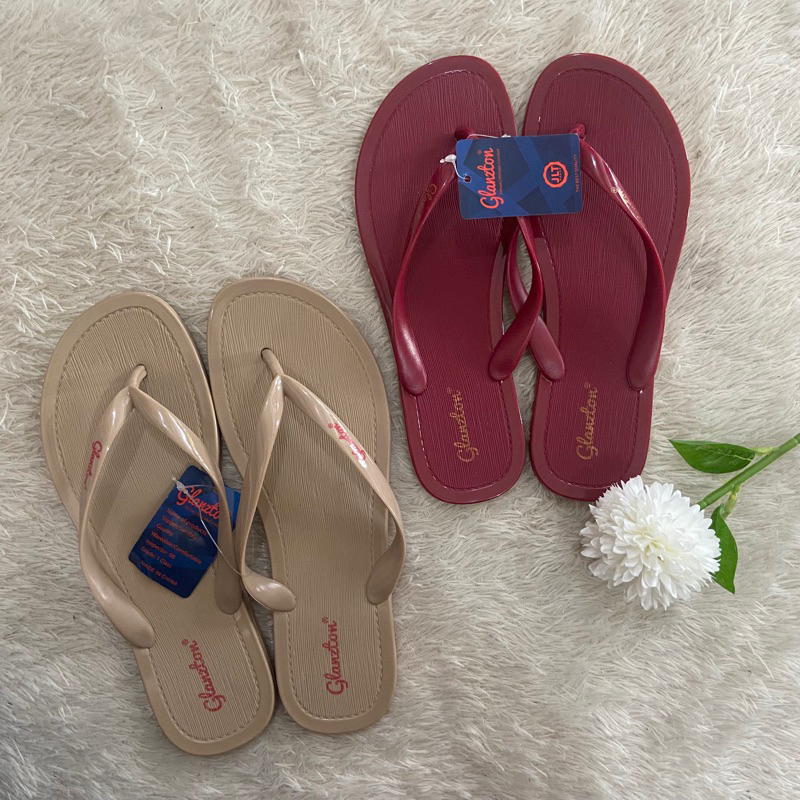 SANDAL JEPIT SENDAL JELLY SANDAL GLANZTON TEKTUR