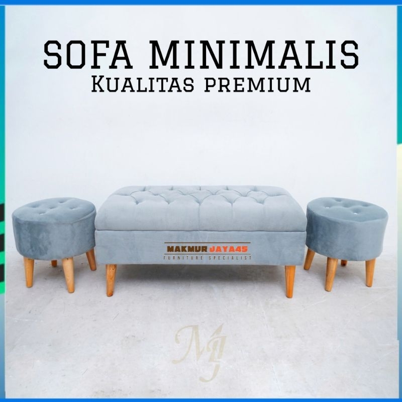 KUALITAS PREMIUM - SOFA MINIMALIS / BENCH / SOFA BED & STOOL