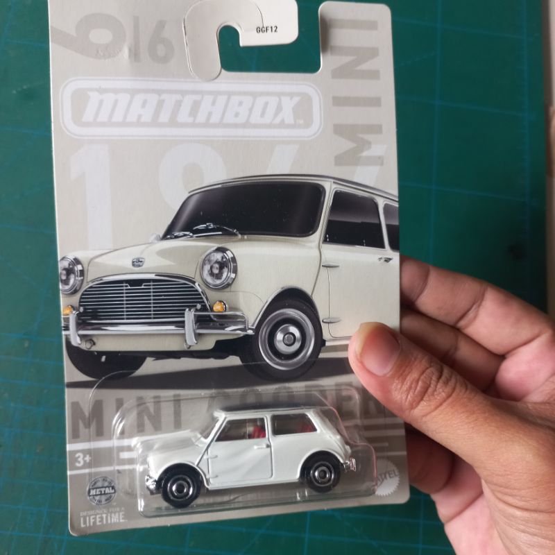 Matchbox 1964 Austin Mini Cooper Putih