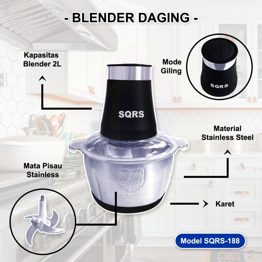 WMS-MEAT GRINDER SQRS-188 - BLENDER DAGING