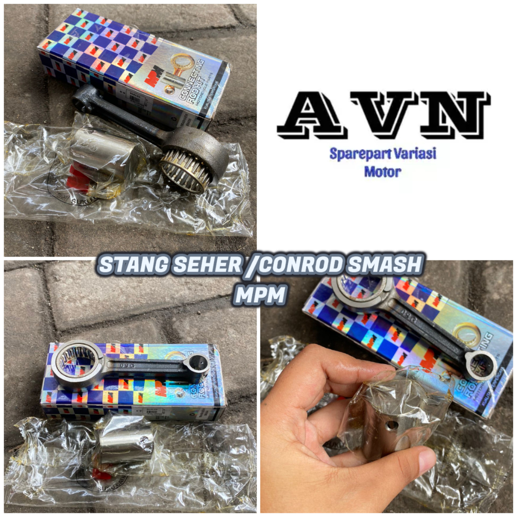 STANG SEHER CONNECTING ROD SMASH MPM || CONROD STANG SEHER SEKER SMASH MERK MPM