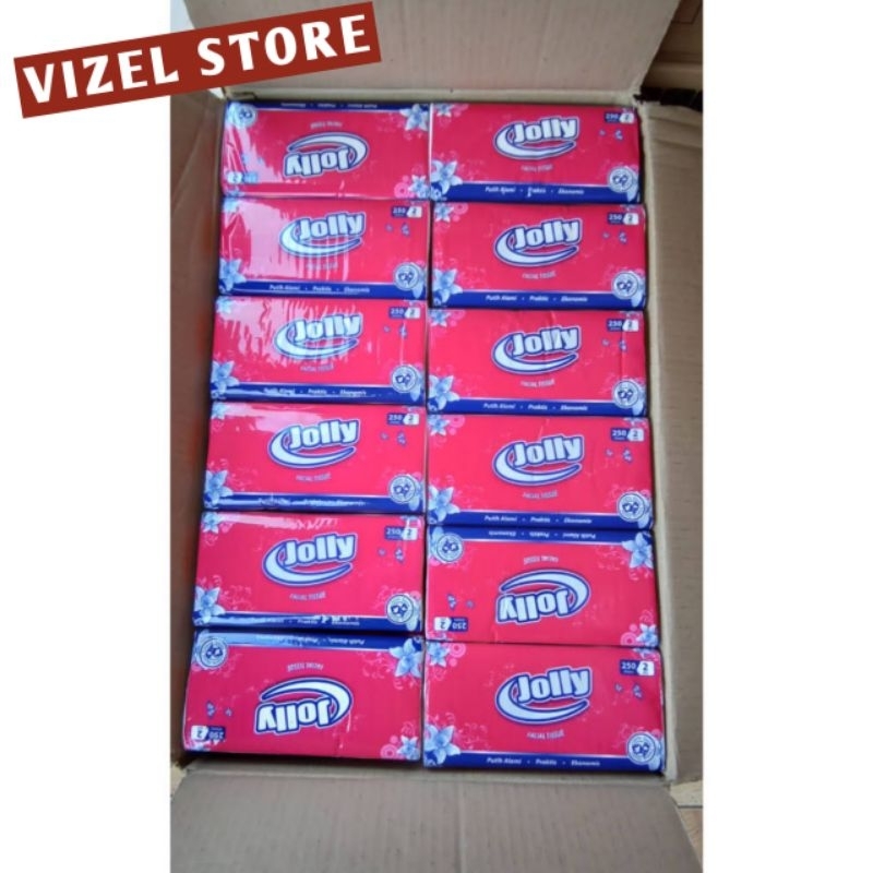 Jolly Facial Tissue 200 &  250 sheets Tisu Murah - Agen Tisu