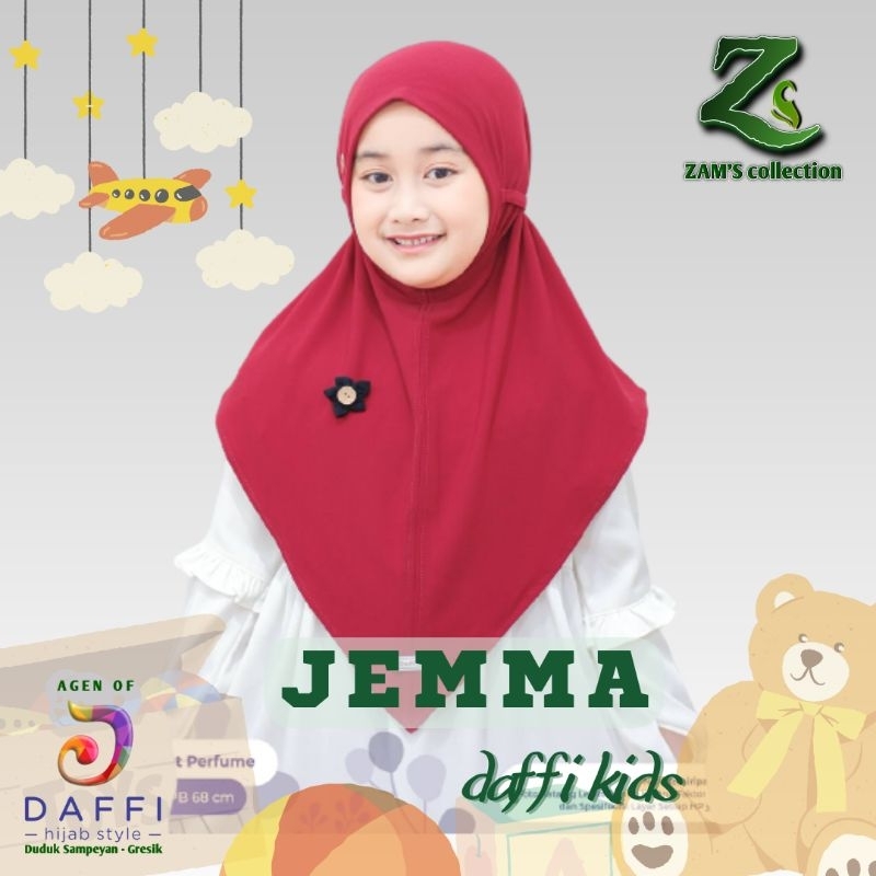 Zc jilbab anak JEMMA | Daffi Kids | Daffi Hijab