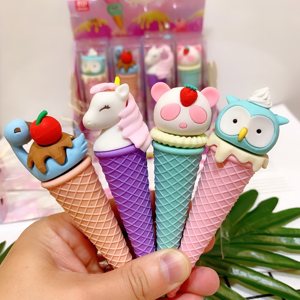 

Penghapus Karakter Es Krim Lucu Imut Qihao Hapusan Ice Cream QH 8418