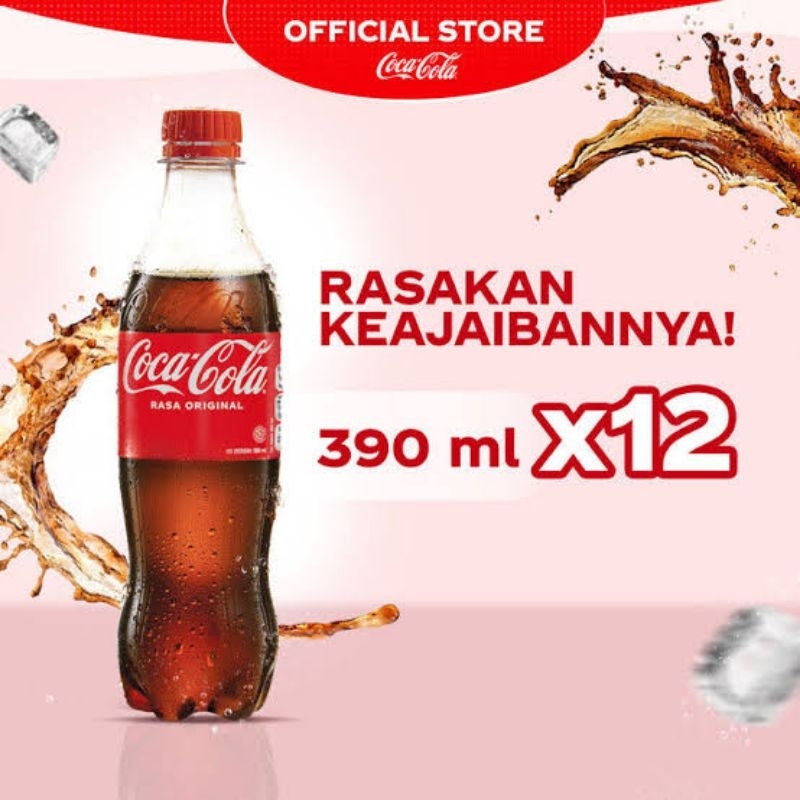 

COCA COLA 390ml isi 12pcs