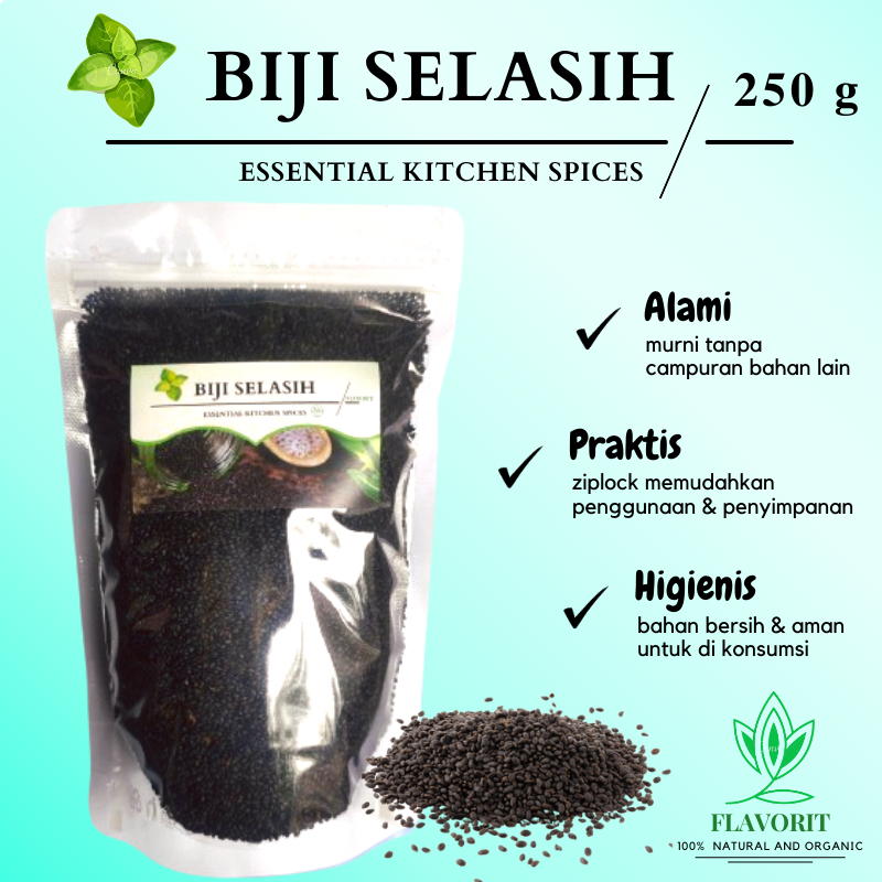 

Biji Selasih 250 g Basil Seed Untuk Minuman Es Bahan Makanan Pokok Rempah Herbal Bumbu Dapur Kering Organik Penyedap Murni