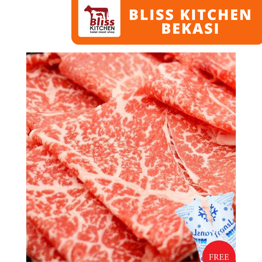 

Japanese Wagyu Beef Ribeye A5 sliced 3mm 250gr