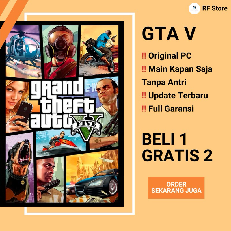 Grand Theft Auto V / GTA 5 / GTA V Game PC Original