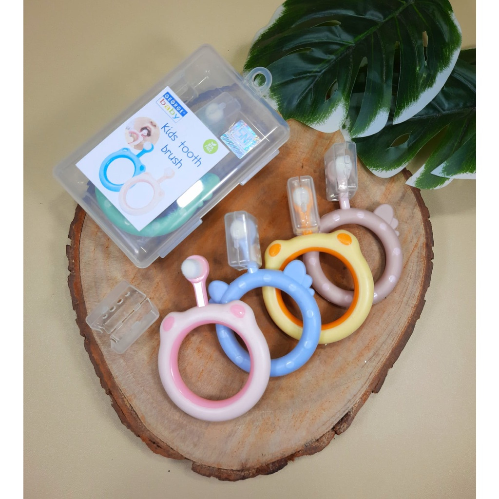 George BAaby Soft Tooth Brush Rings / Baby Tooth Brush / Sikat gigi anak George (STRB)
