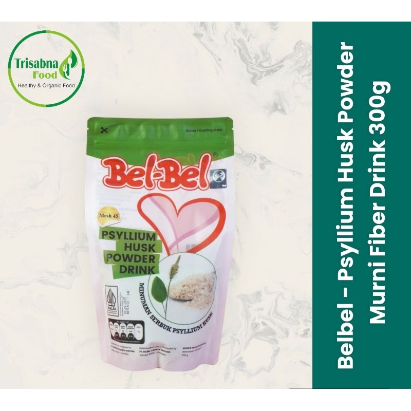 

Belbel - Psyllium Husk Powder Murni Fiber Drink 300g