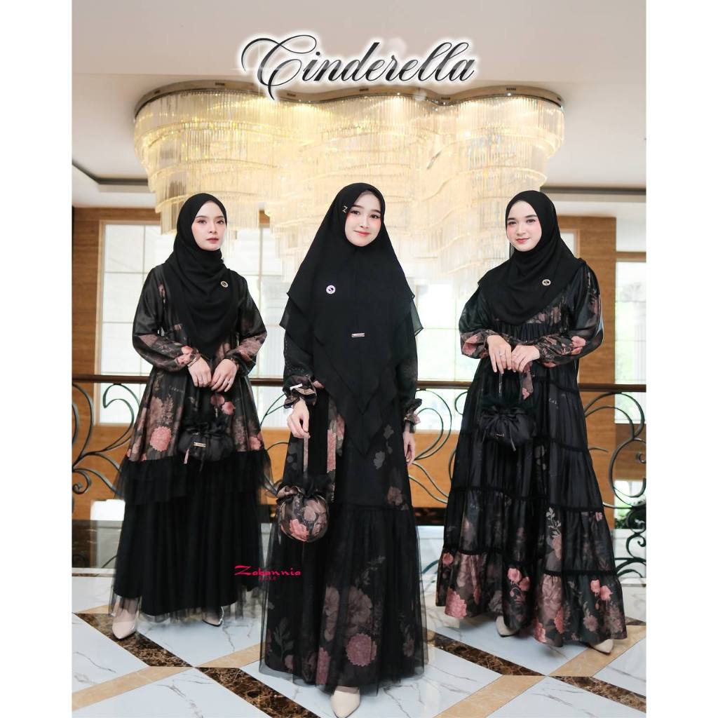Cinderella series by Zabannia gamis tunik set (pre order)