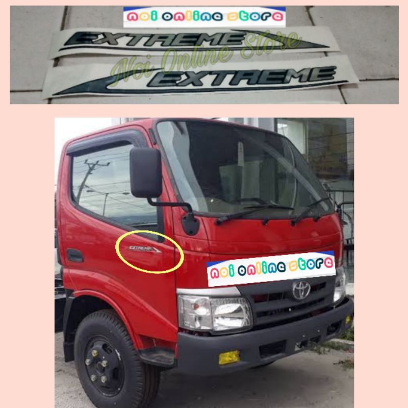 Stiker extreme untuk Mobil Truk Dyna