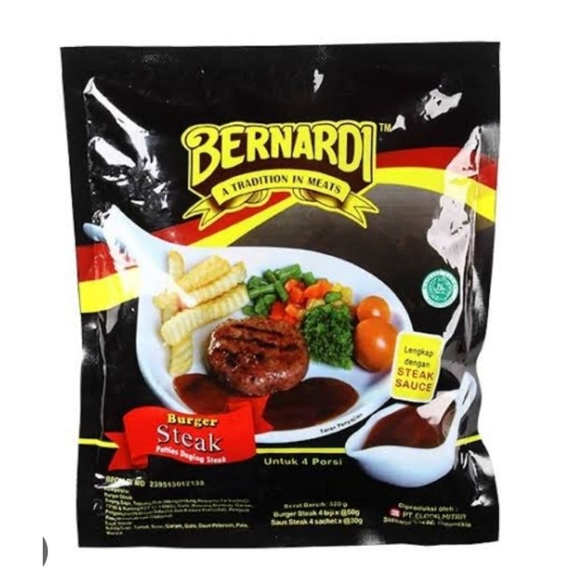 

Bernardi Burger Steak | Berat 320gr