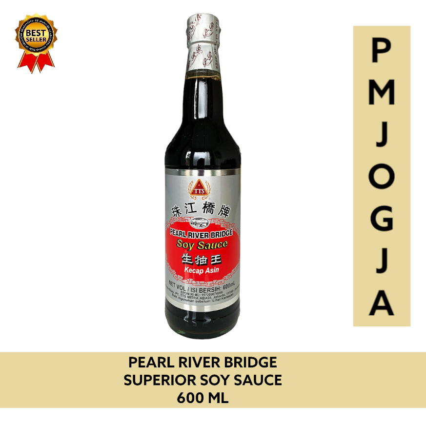 

Silver Pearl river bridge Superior Soy Sauce Merah 600 ml PRB Kecap Asin TTS